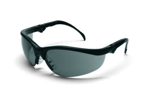 buy crews kd312 klondike plus ratchet temple safety glasses with black frame and gray lens 1