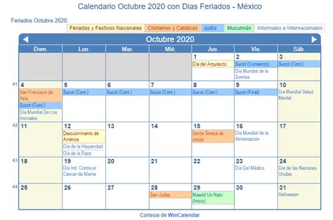Calendario Mexico Con Dias Festivos Para Imprimir Mensual