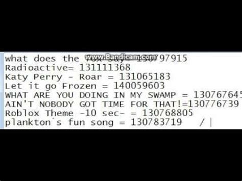 Do you need funny roblox id? ROBLOX - Music Codes - 1 - YouTube | Roblox, Coding, Katy perry roar