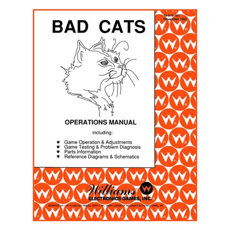Bad Cats Manual Ministry Of Pinball