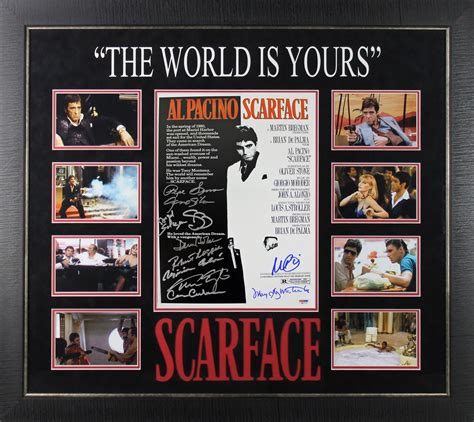 Lot Detail Scarface Phenomenal Cast Signed 11 X 17 Movie Poster