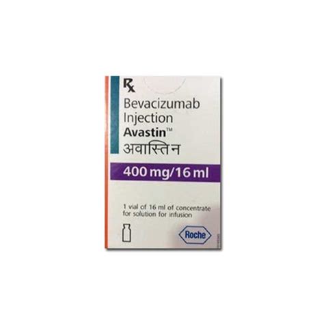 Avastin Bevacizumab 400 Mg16 Ml Injection Rhgh Space