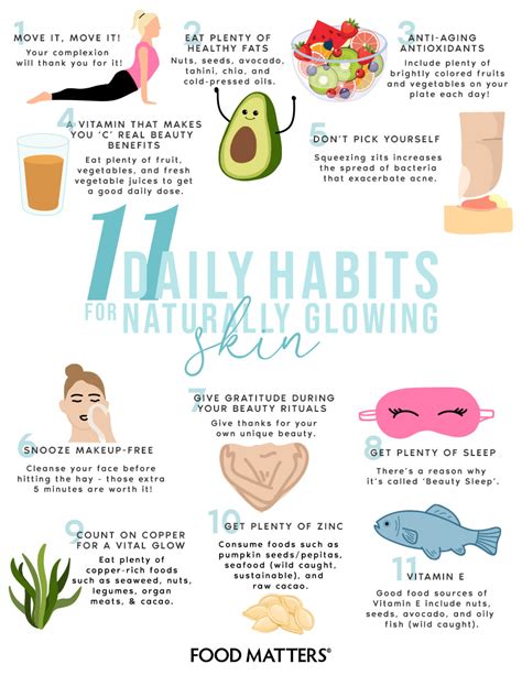 11 Daily Habits For Naturally Glowing Skin Food Matters®