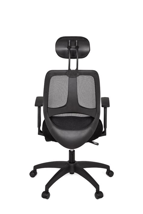 Office Desk Ergonomic Chair Florence Deluxe Black Executive • Artkomfort