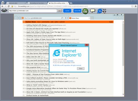 Internet explorer 10 is the entirely new browser that's built for speed and perfect for touch. Browserling now has Internet Explorer 10! - good coders ...