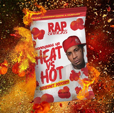 Moneybagg Yo Hot Gourmet Popcorn 6 Bags Official Rap Snacks