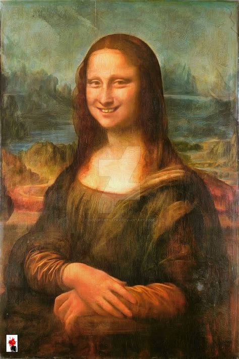 The Smiling Mona Lisa By Colorartillery On Deviantart