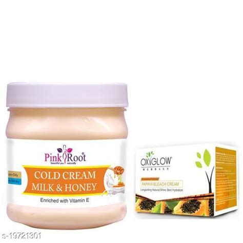 Pink Root Cold Cream Milk Honey Gm With Oxyglow Papaya Bleach