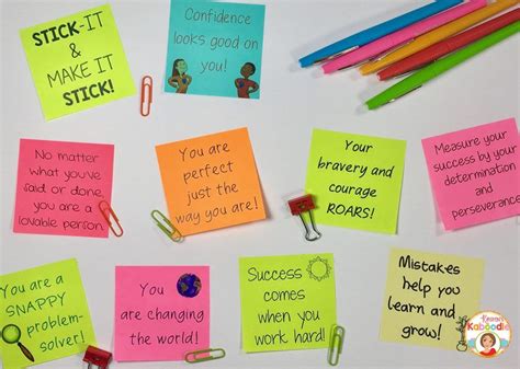Positive Messages For Students That Truly Pack A Punch Sticky Notes