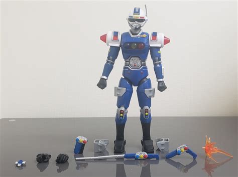 Power Rangers Lightning Collection Turbo Blue Senturion Deluxe 6 Inch