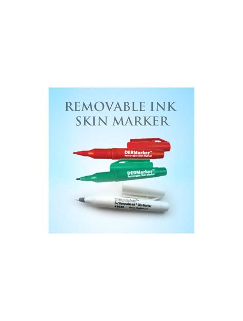 Dermasculpt Dermarkers Removable Ink Skin Safe Marker White Pack Of 5