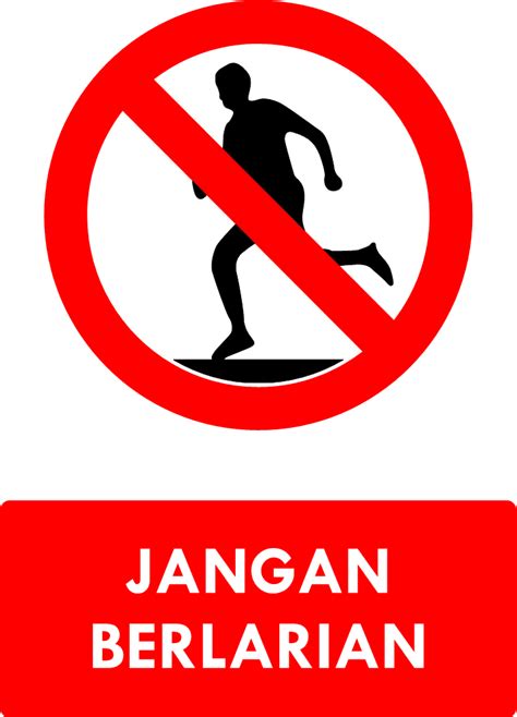40 Gambar Rambu Larangan K3 Prohibition Sign Download Gratis Reverasite