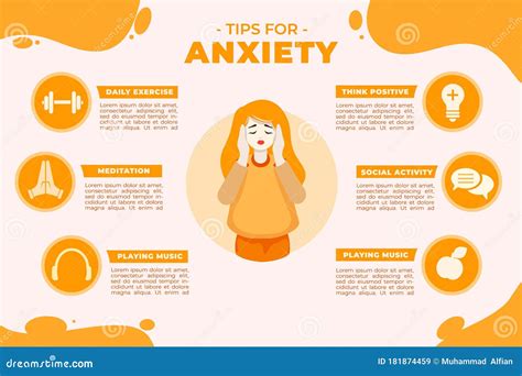 Anxiety Infographic Stock Illustrations 2461 Anxiety Infographic