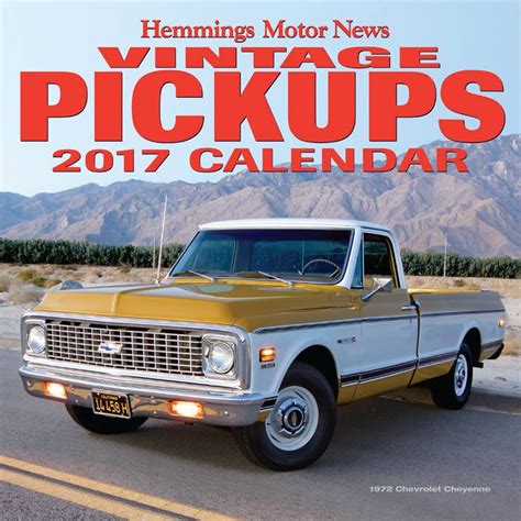 2017 Vintage Pickup Trucks Calendar Hemmings Motor News