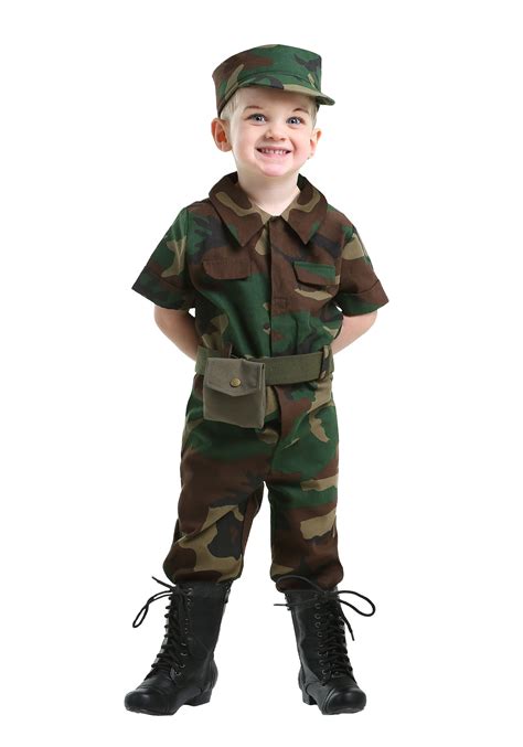 Toddler Army Costume Army Military