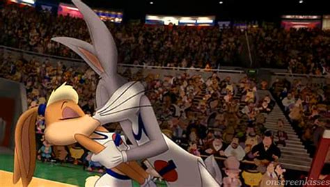 I Love This Other Part From The Movie Space Jam Where Bugs Had Kissed