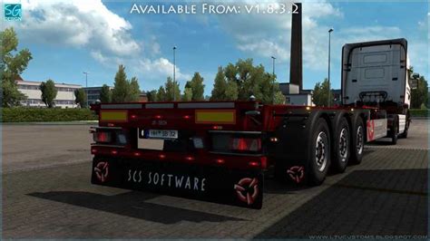 Scs Trailer Tuning Pack V186 144 Ets2 Euro Truck Simulator 2 Mods