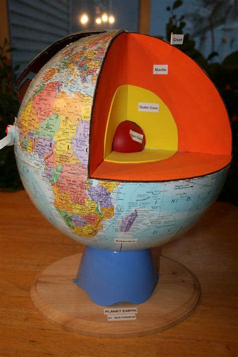 Earth Model 3d Model Of The Earths Layers The4th Dimension Flickr