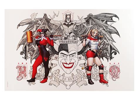 Harley Quinn By Frank Cho Poster Canvas Print Wooden Hanging