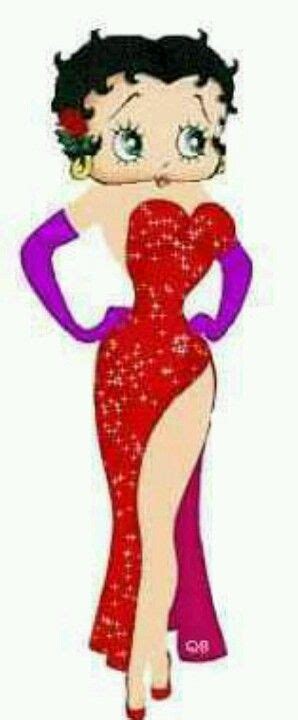 Red Dress Purple Gloves Betty Boop Pictures The Real