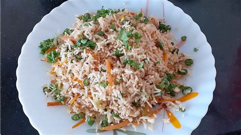 Veg Fried Ricelunch Box Recipeeasy Fried Rice Youtube