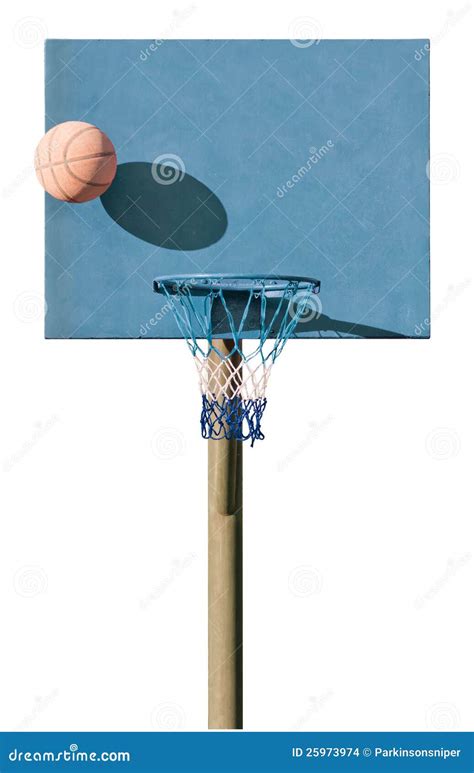 Blank Basketball Hoop Stock Photo Image Of Orange Shoot 25973974