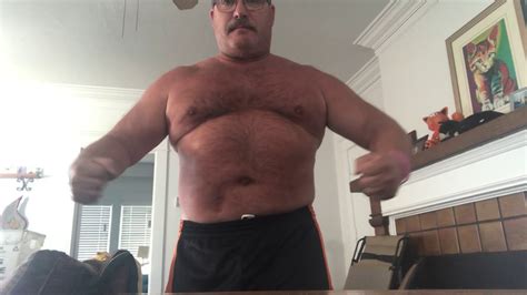Beefy Hairy Muscle Dad With Padding 54 Yrs Old Moustachedmuscledad
