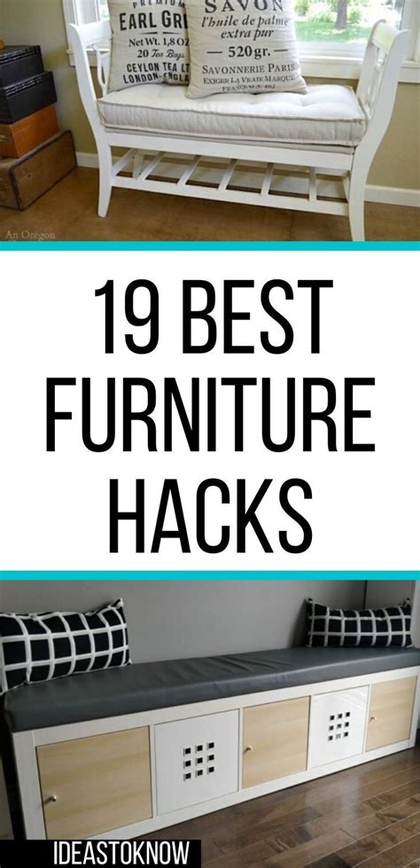19 Best Furniture Hacks Youll Regret Not Knowing Furniture Hacks