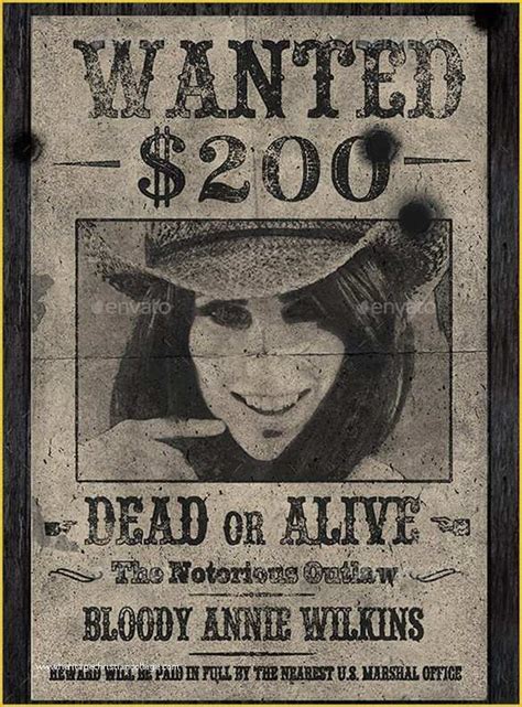 Female Wanted Poster