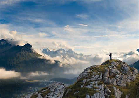 Wallpaper Sunlight Landscape Mountains Hill Rock Nature