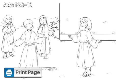 These free bible coloring pages tell the story of saul. Free Printable Paul and Barnabas Coloring Pages for Kids ...