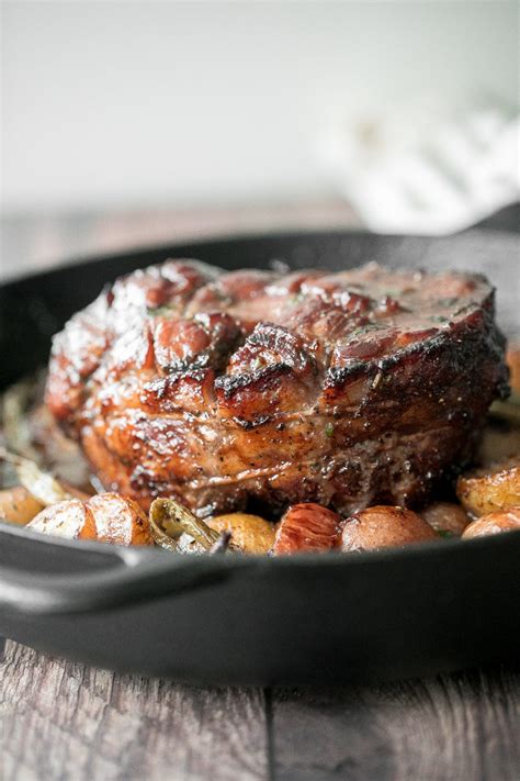 Season the pork with your favorite dry rub or paste. Honey Glazed Roast Pork with Vegetables | aheadofthyme.com ...