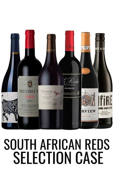 South African Red Wine Selection Case 6 Bottles