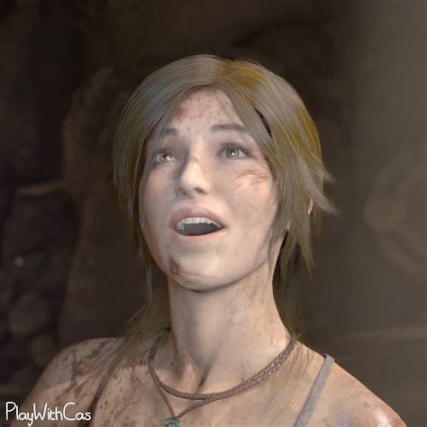 Aha She Look So Funny Cute Tomb Raider Tomb Raider Lara Croft