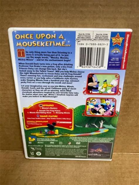 Mickey Mouse Clubhouse Mickeys Storybook Surprises Dvd 2008 Disney