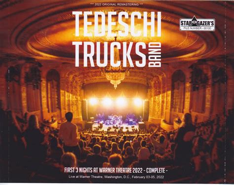 Tedeschi Trucks Band First 3 Nights At Warner Theatre 2022 Complete 6cdr Giginjapan