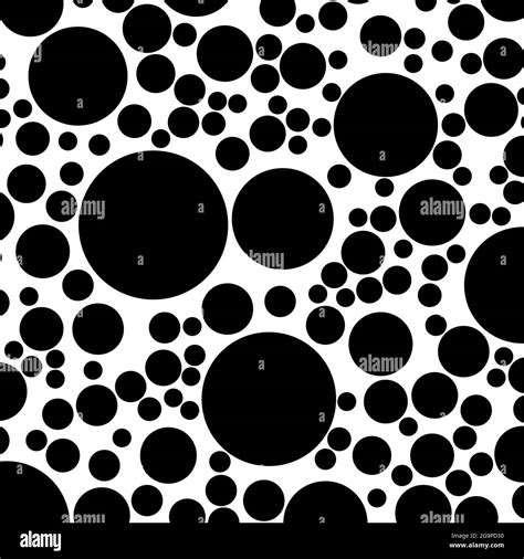 Random Dots Circles Polkadots Pattern Texture Stock Vector