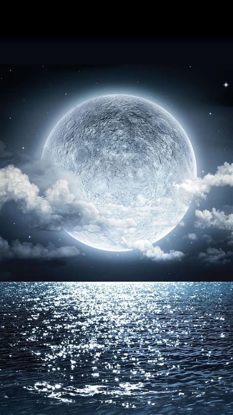 Iphonewallpapers Beautiful Moon Moon Art Sky Art