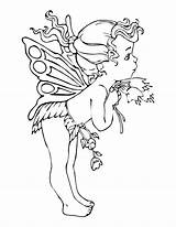 Fairy Coloring Printable sketch template