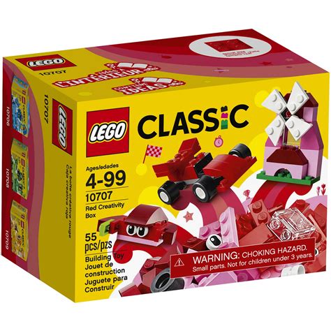 Lego Classic Creativity Box Red 10707 55 Pieces