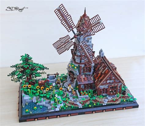 Anjs Brick Blog Moc Monday Medieval Windmill