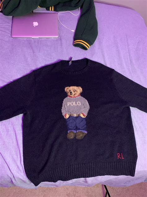 Polo Ralph Lauren Polo Bear Knitted Sweater Grailed