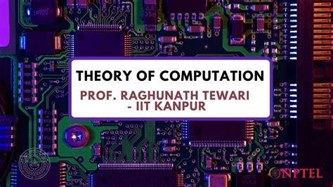 Introduction Theory Of Computation Prof Raghunath Tewari Youtube