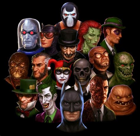 All Batman Villains Batman Villains By Joakimolofsson On Deviantart Gotham Villains Batman