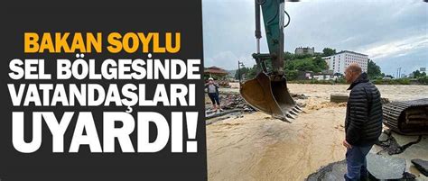 Bakan Soylu dan sel bölgesinde vatandaşlara flaş uyarı Trabzon Haber