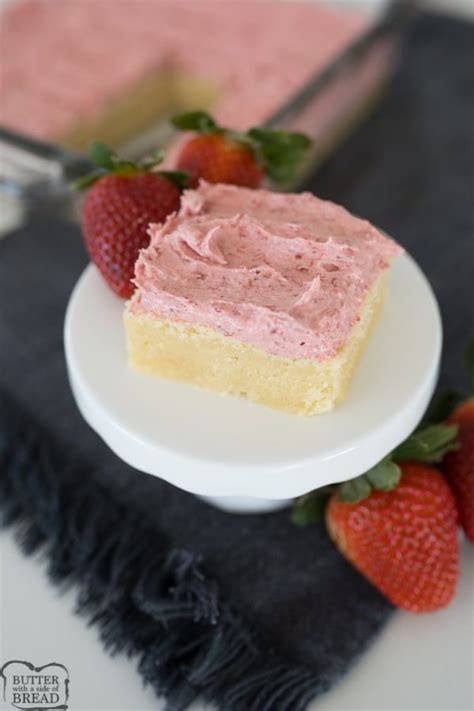 Strawberry Sugar Cookie Bars Butter With A Side Of Bread