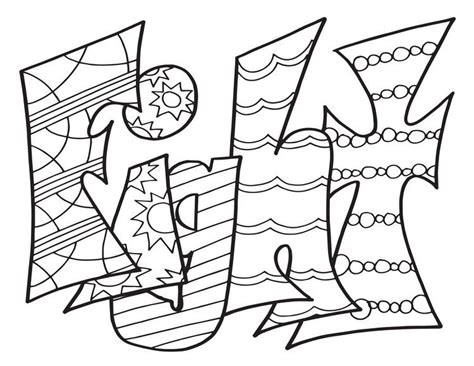 Fight Classic Doodle Free Coloring Page — Stevie Doodles Free