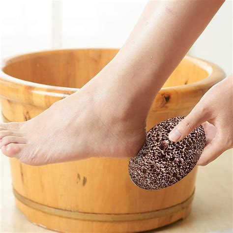 2 Pack Remove Dead Skin Pumice Grind Foot Stoneexfoliate Natural Volcanic Stone Foot Massage