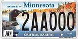Photos of Minnesota License Plate Designs