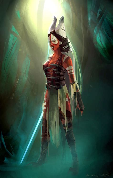Togruta Jedi Master Shaak Ti Characters Art Star Wars The Force Unleashed